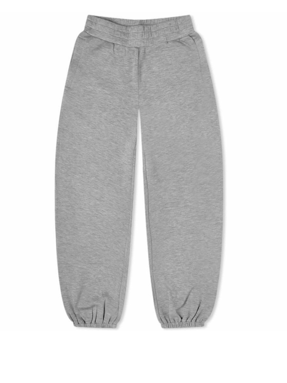 Varley Laverne Sweat Pant LW Double Face Gray Small Elastic Leg Balloon